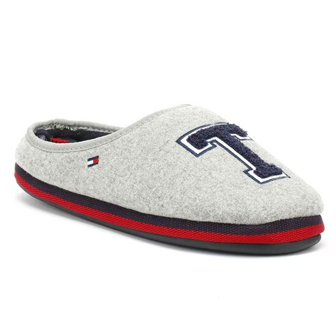 tommy hilfiger slippers men|tommy hilfiger fuzzy slippers.